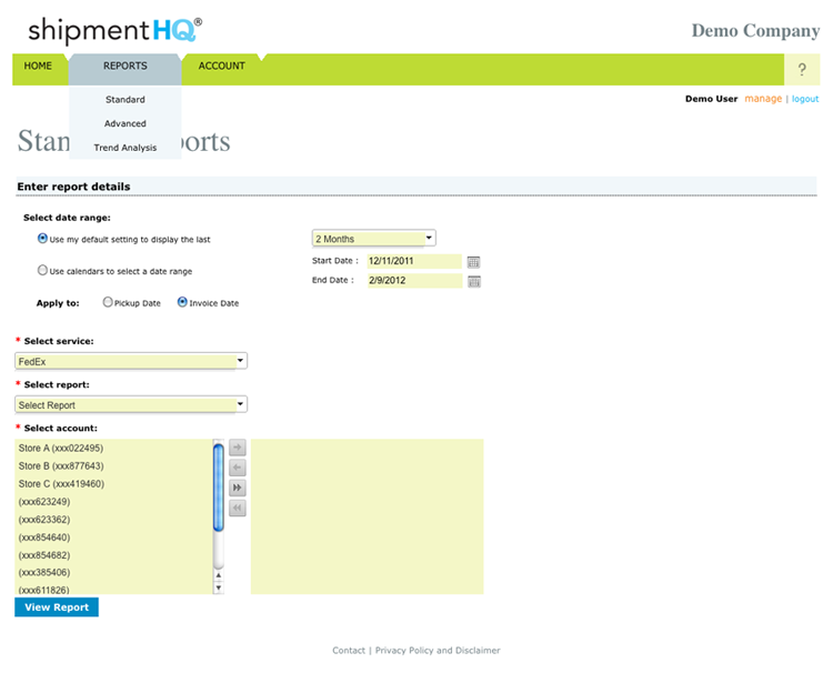 Report Demo